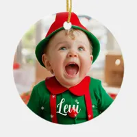 Baby's First Christmas Ornament | Trainee Elf