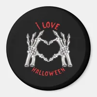 Halloween Skeletal Hands Heart Funny Saying  Magnet