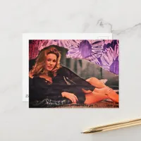  Sexy Lady from 1969  Collage  Postcard