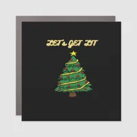 Let's Get Lit Classic Funny Style Car Magnet