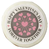 Array of Hearts Forever Together Valentine Sugar Cookie