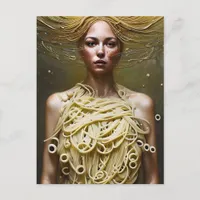 Dressed in Pasta Postcard