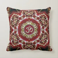 OM Geo-Magic Meditation Yoga Cushion Pillow