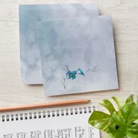 Hummingbird and blue wave Birthday Card  Envelope