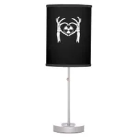 Radiology X-Ray Tech Heart Shaped Skeleton Hands D Table Lamp