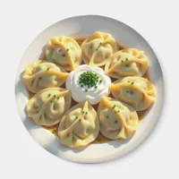 Cute Realistic Pierogi Magnet