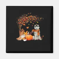 It’s Fall Y’all Dog Autumn Aesthetic Style Magnet