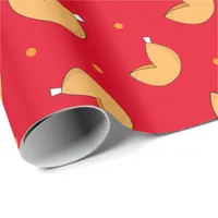 Fortune Cookie Chinese Good Luck Patterned Wrapping Paper