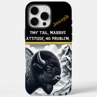 Buffalo Roaming by Snowy Mountains iPhone 16 Pro Max Case