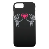 Skeleton Hands Heart Cute iPhone 8/7 Case