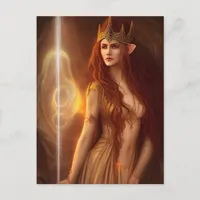 Elf Queen Postcard