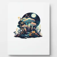 Cottagecore And Aesthetic Goblincore Mushroom Fair Plaque