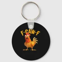 F-Caw-F Retro Classic Keychain
