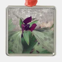 Blooming Wildflower Metal Ornament