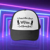 Cool Bonus Dad Happy Father's Day | Trucker Hat