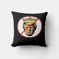 No Kings Anti Creative Classic Design Throw Pillow