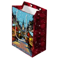 Strasbourg, France Christmas   Medium Gift Bag