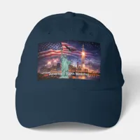 4th of July USA 250th Statue of Liberty Rocket Performance Cap