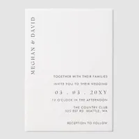 Elegant Wedding Vellum Invitations