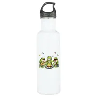 Cottagecore Aesthetic Frogs Camping Forest Goblinc Stainless Steel Water Bottle