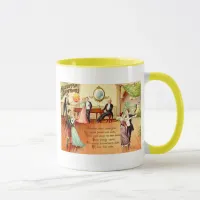 Vintage Halloween Greetings Dancing Mug