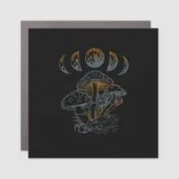 Goblincore Aesthetic Academia Cottagecore Mushroom Car Magnet