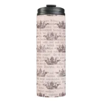 Vintage Regal Typography Thermal Tumbler