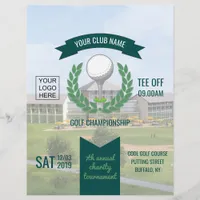 Club/Corporate Golf Tournament Advertisement Flyer