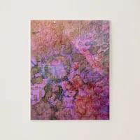 Colorful Snowflake Abstract Jigsaw Puzzle