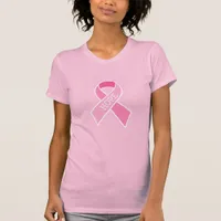 Hope, Breast Cancer Awareness Ribbon Pink T-Shirt