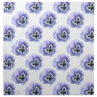 Pansy Face Purple Cloth Napkin