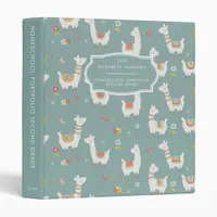 2nd Grade | Llamas Homeschool Portfolio Binder