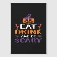 Eat Drink And Be Scary Halloween Party Witch Drink