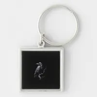 Crow, F-Caw-F Funny Bird Classic Cool Keychain