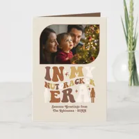 Gingerbread Dance Fun Retro Christmas Photos Holiday Card