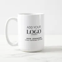 Personalized Employee Name & Position Company Logo Coffee Mug