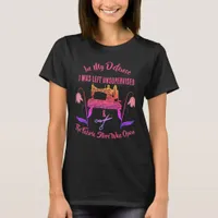 Sewing Funny Quote in Pink-Sewing Machine T-Shirt