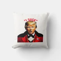 Halloween Donald  Funny Anti- Political Throw Pillow