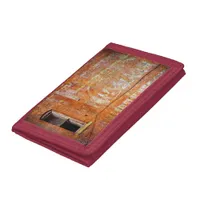 Faded Ads Tri-fold Wallet