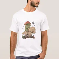 Cottagecore Frog  Aesthetic Mushroom Cute Goblinco T-Shirt