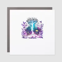 Fey Gothic Emo Goblincore Aesthetic  Forest Graphi Car Magnet