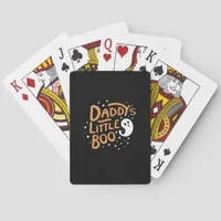Daddy’s Little Boo, Happy Halloween Poker Cards