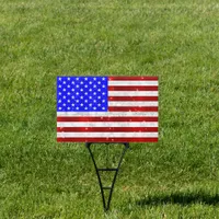 USA Flag - Patriotic Sign