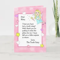 Personalized Tooth Fairy Card