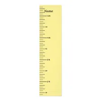 Growth Chart Add Child's Name and Add Clip Art Photo Print