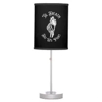 Til Death Do Us Part Skeleton Hand Holding Anatomi Table Lamp