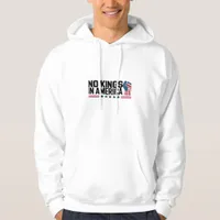 No Kings In America USA Creative Casual Hoodie