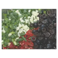 Colorful chopped Food Tissue Paper