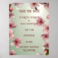 Blossoming Romance: A Full Floral Wedding Theme Poster