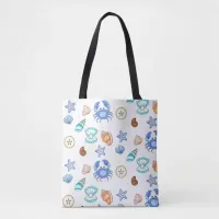 Beach Themed Seaside Oceanic Tote Bag